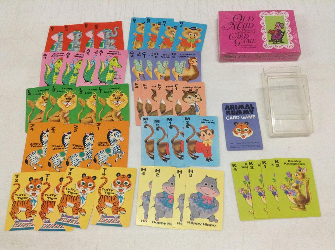 Vintage Animal Rummy Card Game complete & Still Sealed (1 of 1)