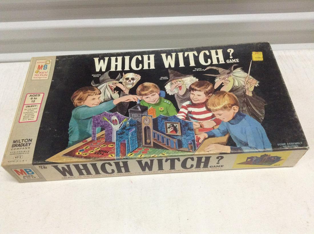 1970 Milton Bradley Which Witch Game: 1970 Milton Bradley Which Witch Game
