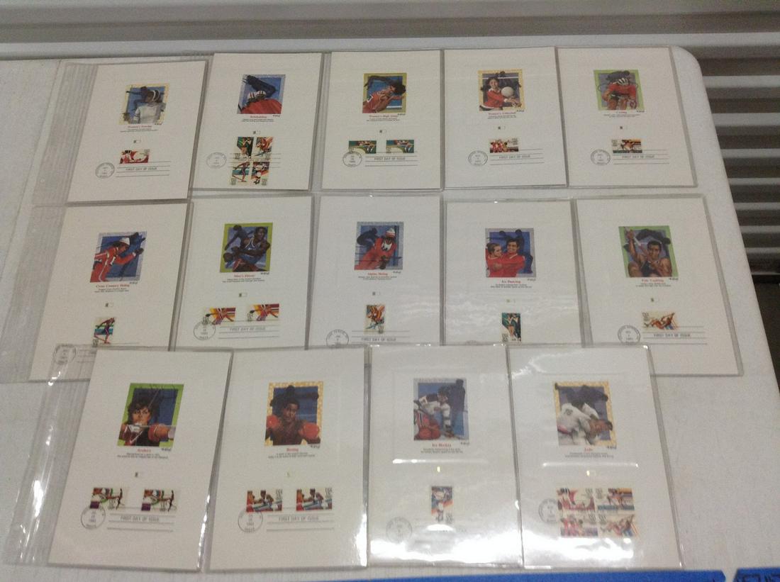 Large lot of Olympic First Day Covers (1 of 1)