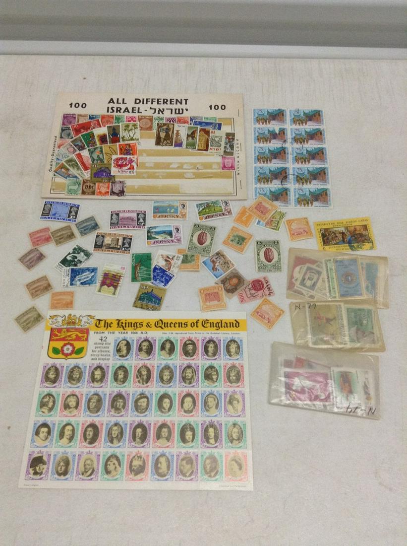 The Kings & Queens of England Stamp Sheet and other (1 of 1)