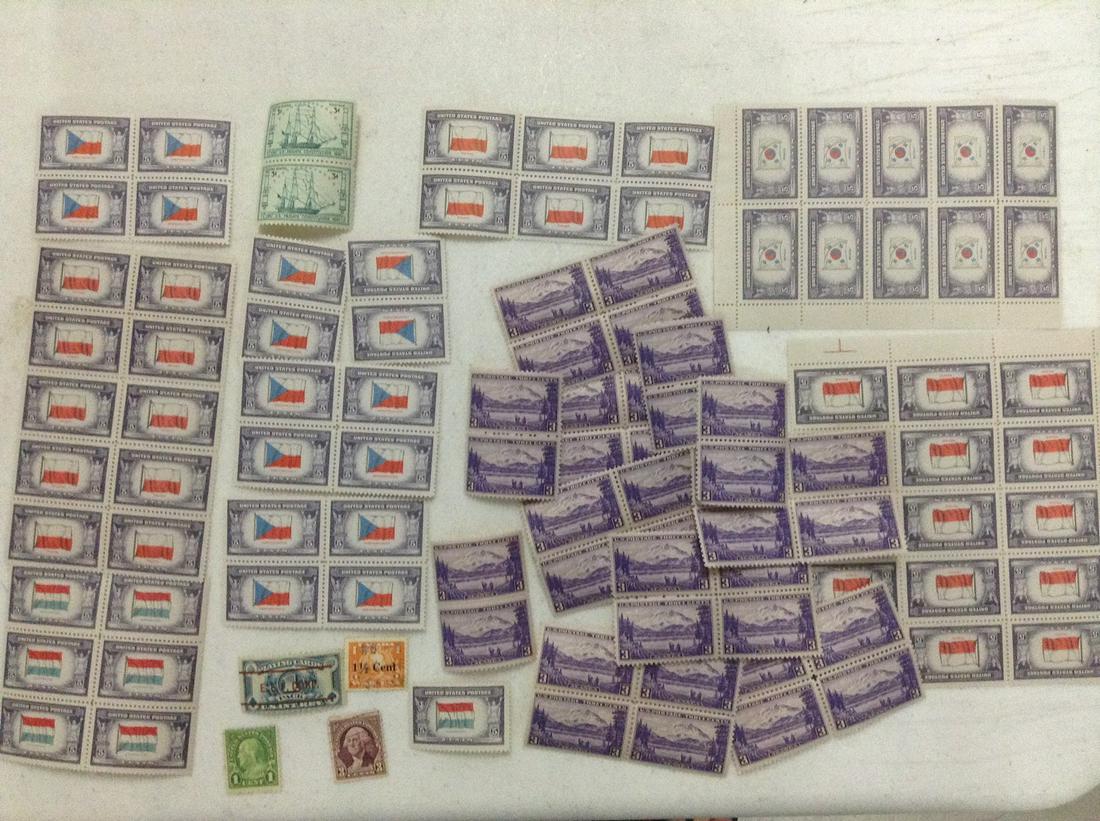 Tax Stamp and large amount of early 3, 5 cent and other (1 of 1)