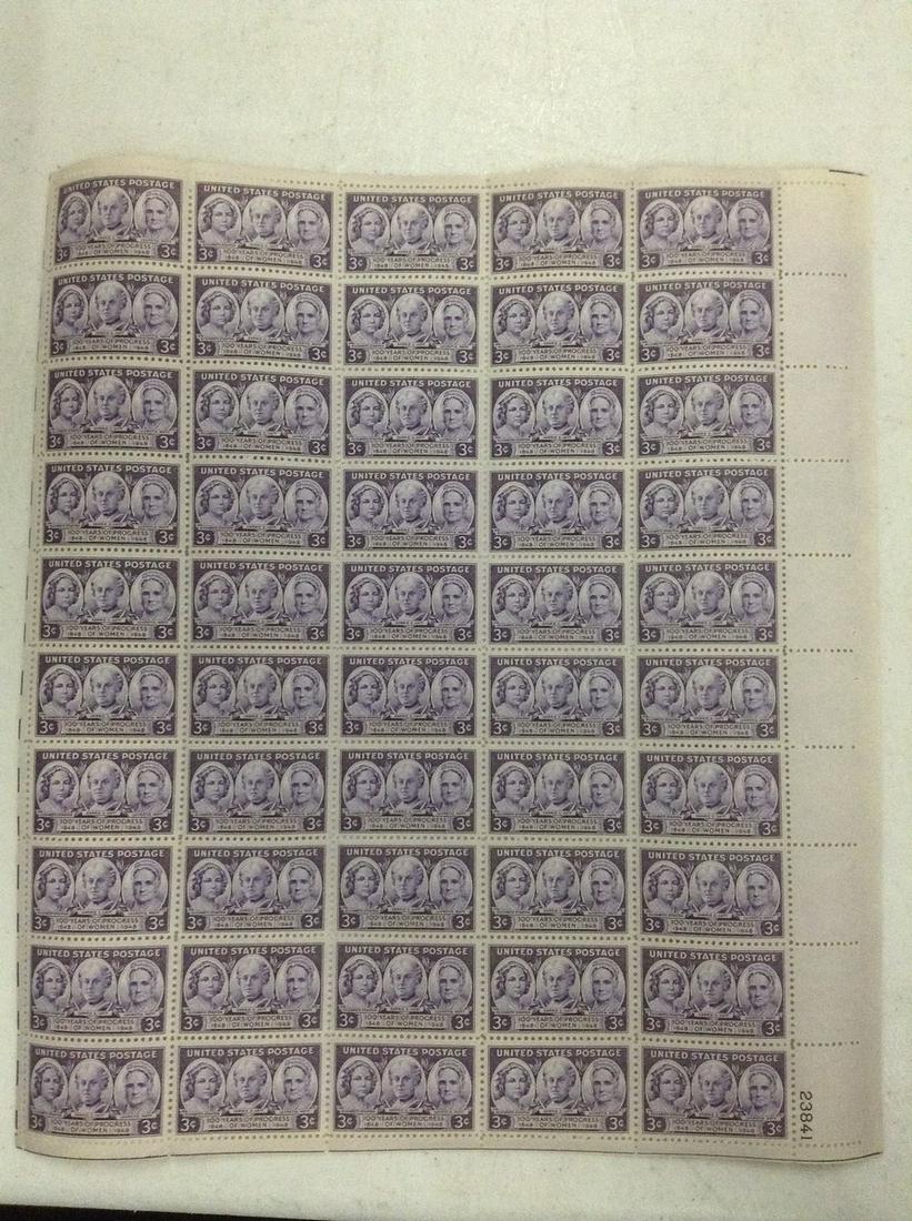 3 Cent  Stamp Sheet (1 of 1)