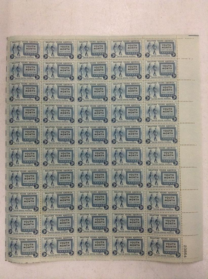 3 Cent  Stamp Sheet (1 of 1)