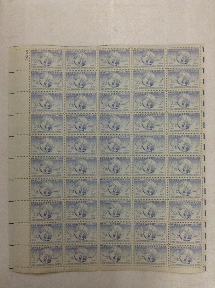 15 Cent Air Mail Stamp Sheet (1 of 1)