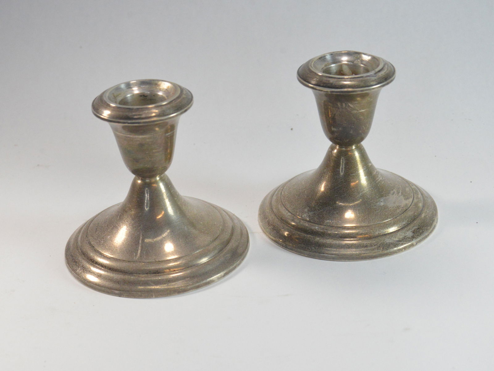 Gorham Weighted Sterling Candlestick Holder Pair (1 of 1)