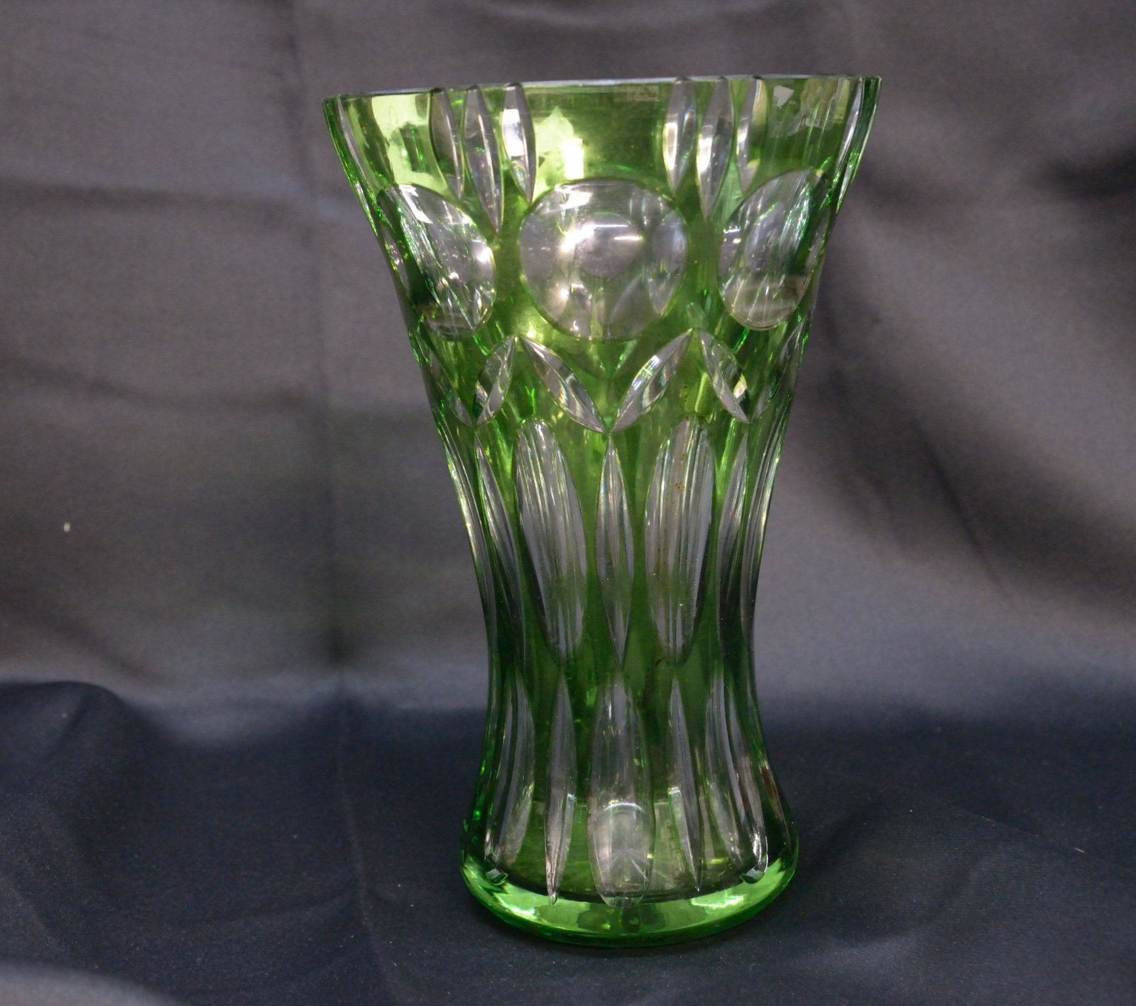 Cut Glass Vase 8.5" Tall: Cut Glass Vase 8.5" Tall