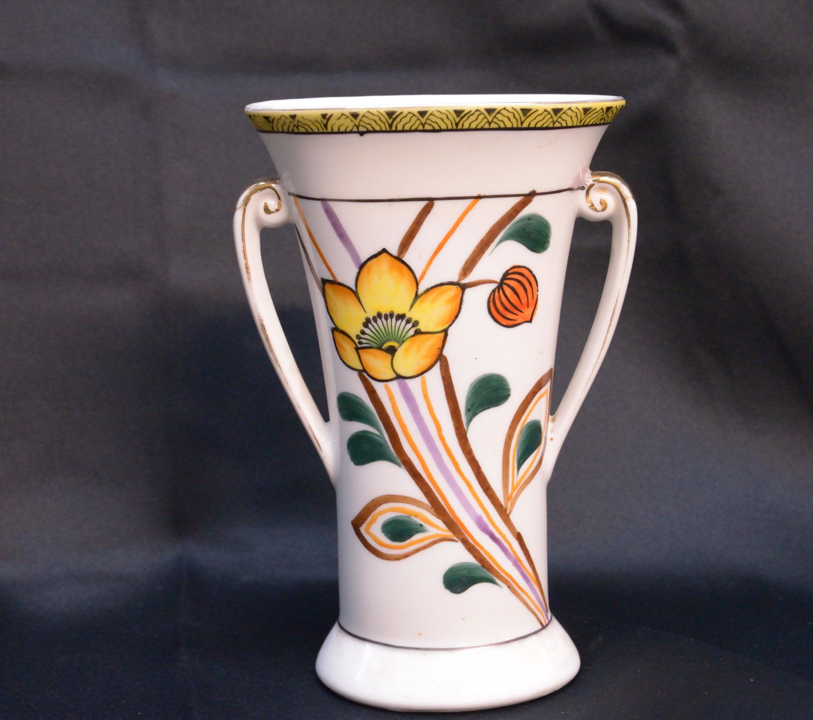 Handpainted Noritake Vase 6.5" Tall (1 of 1)