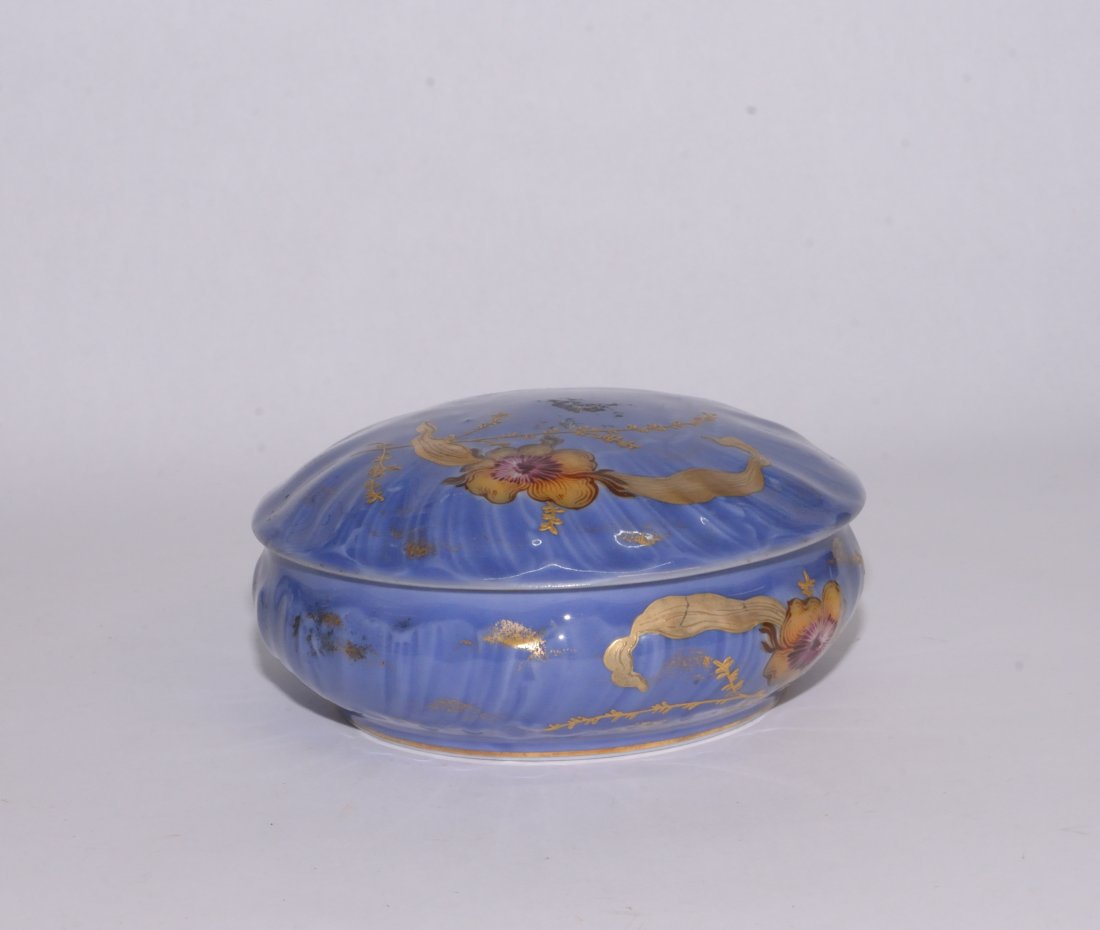 Limoges lidded dish 5" wide (1 of 1)