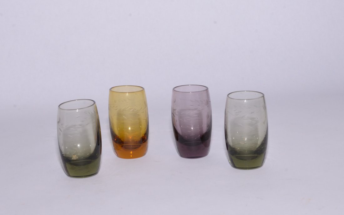 Set of 4 shot glasses 2.5" tall (1 of 1)