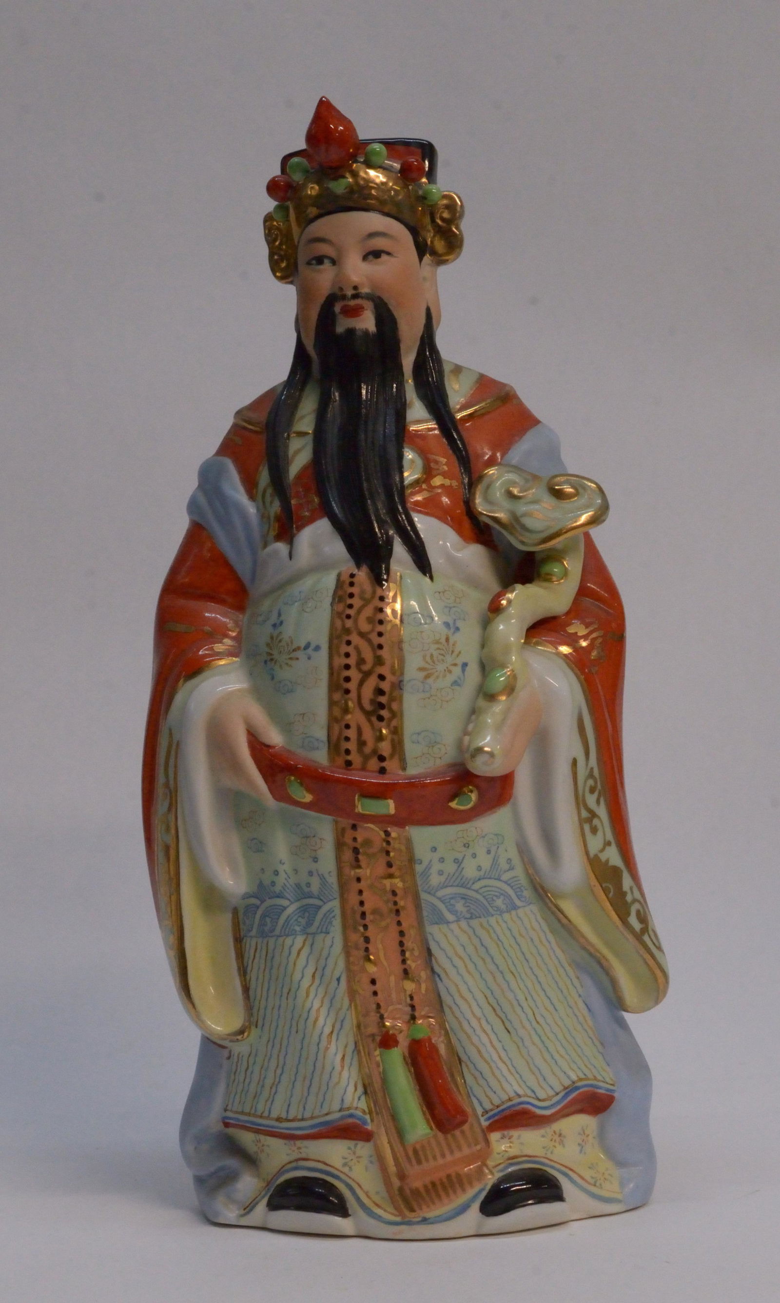 Antique Chinese ceramic figure 10.5" tall (1 of 1)