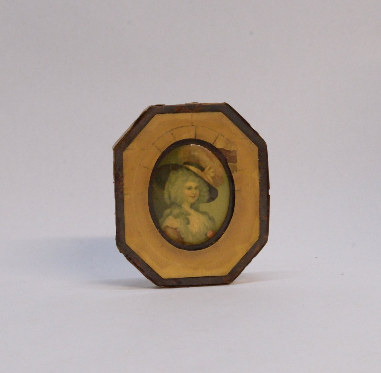 Vintage 1900s Thomas Gainsborough - Duchess of: On ivory 5" tall 4" wide