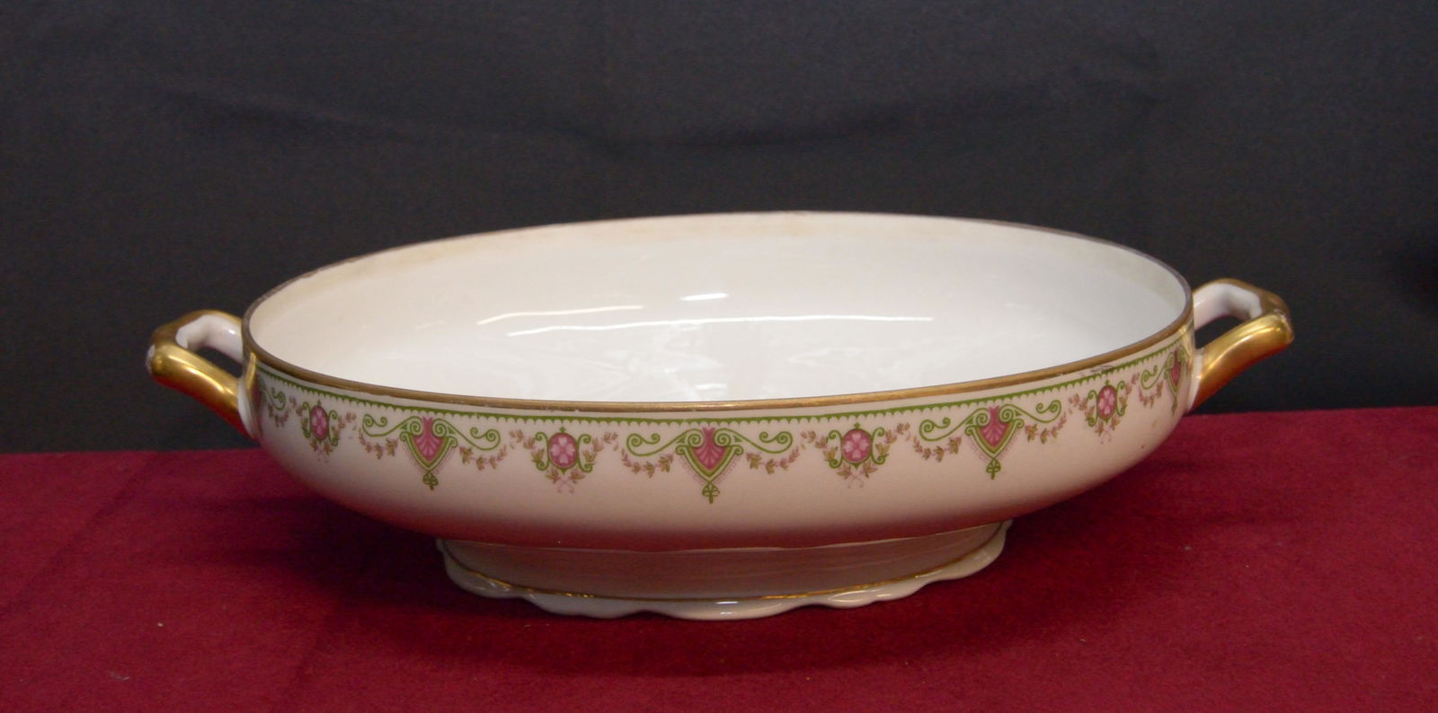 Limoges C. Ahrenfeldt Vegetable Dish 9.5" Long 7.25" (1 of 1)