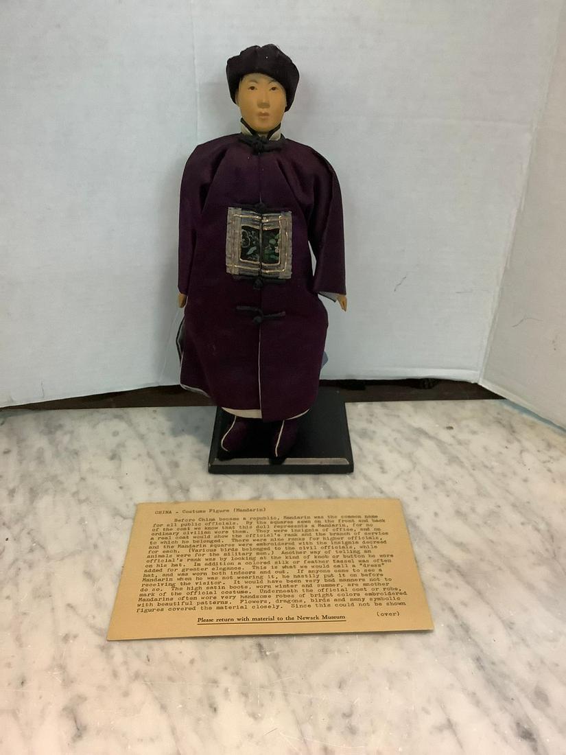 Newark Museum Costume figure Mansorin figure (1 of 1)