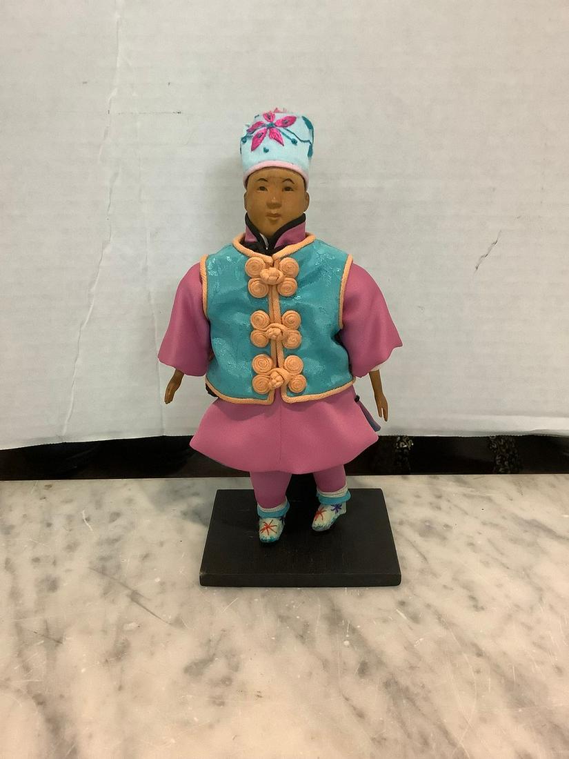 Newark Museum Costume figure chinese boy doll 8" tall (1 of 1)