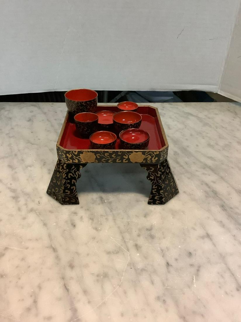 newark museum laqucor tea stand and more (1 of 1)