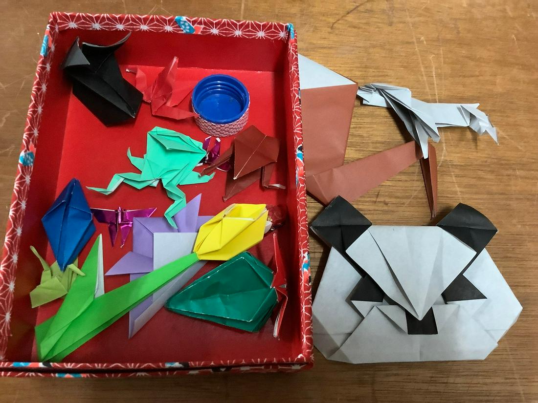 Box of oragami: Box of oragami