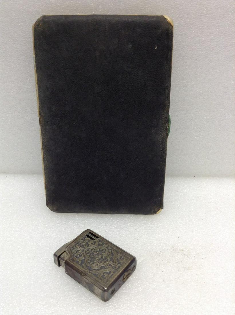 Old Cigarette Case with COLIBRI Lighter (1 of 1)