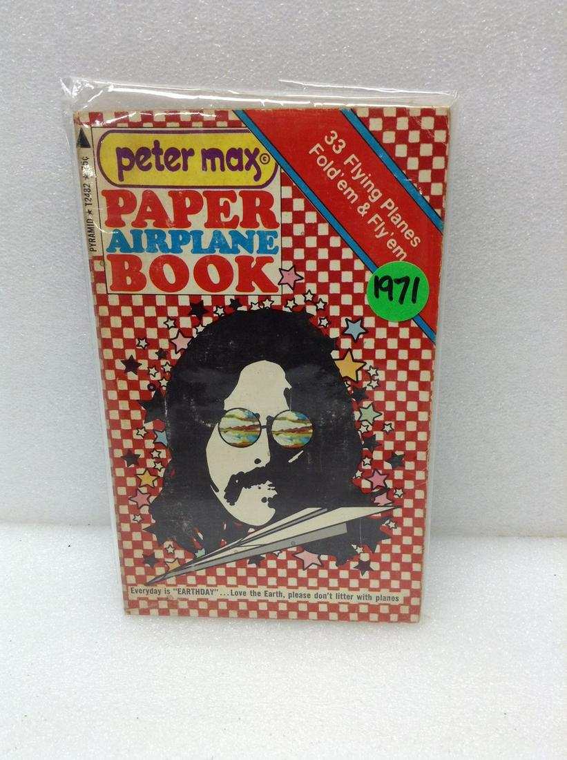 1971 Peter Max Paper Airplane Book (1 of 1)