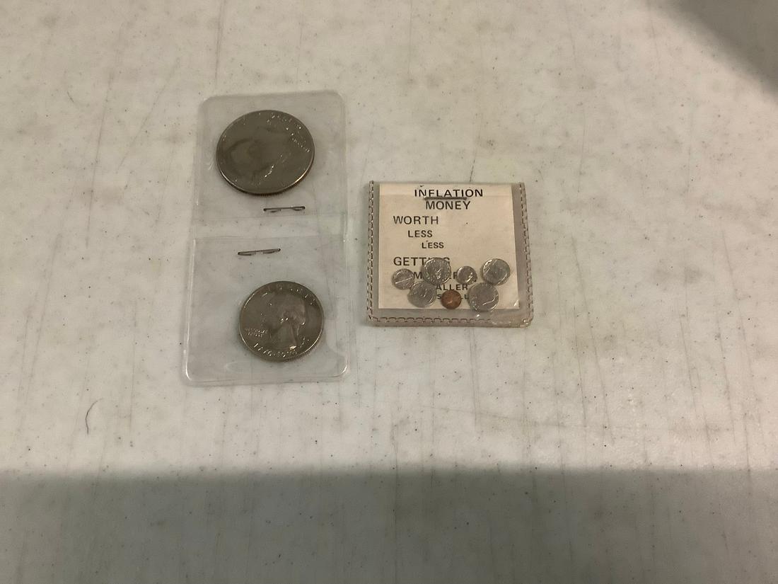 lot of inflation money, half dollar and other coin (1 of 1)