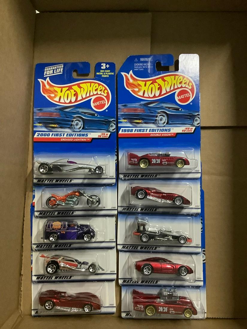 Box of First Edition Hot Wheels: Box of First Edition Hot Wheels