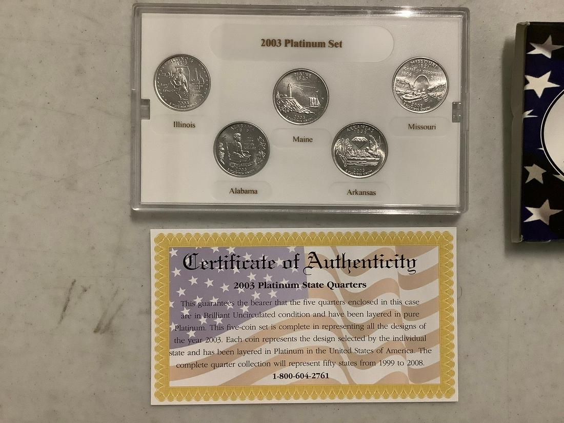 2003 platinum edition state quarter collection (1 of 1)