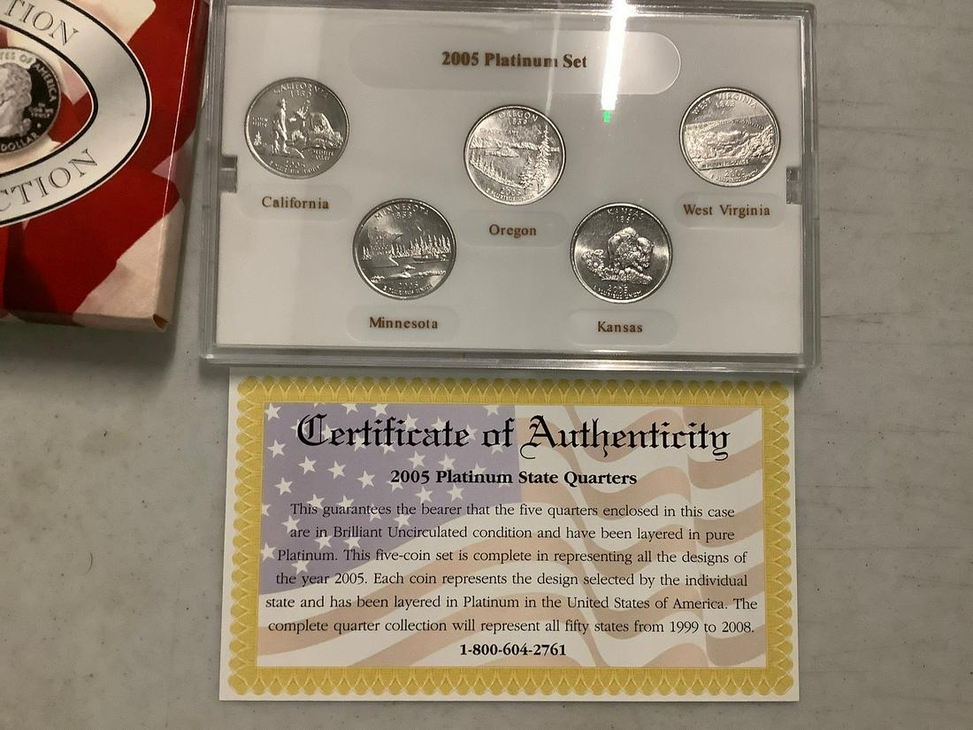 2005 platinum edition state quarter collection (1 of 1)