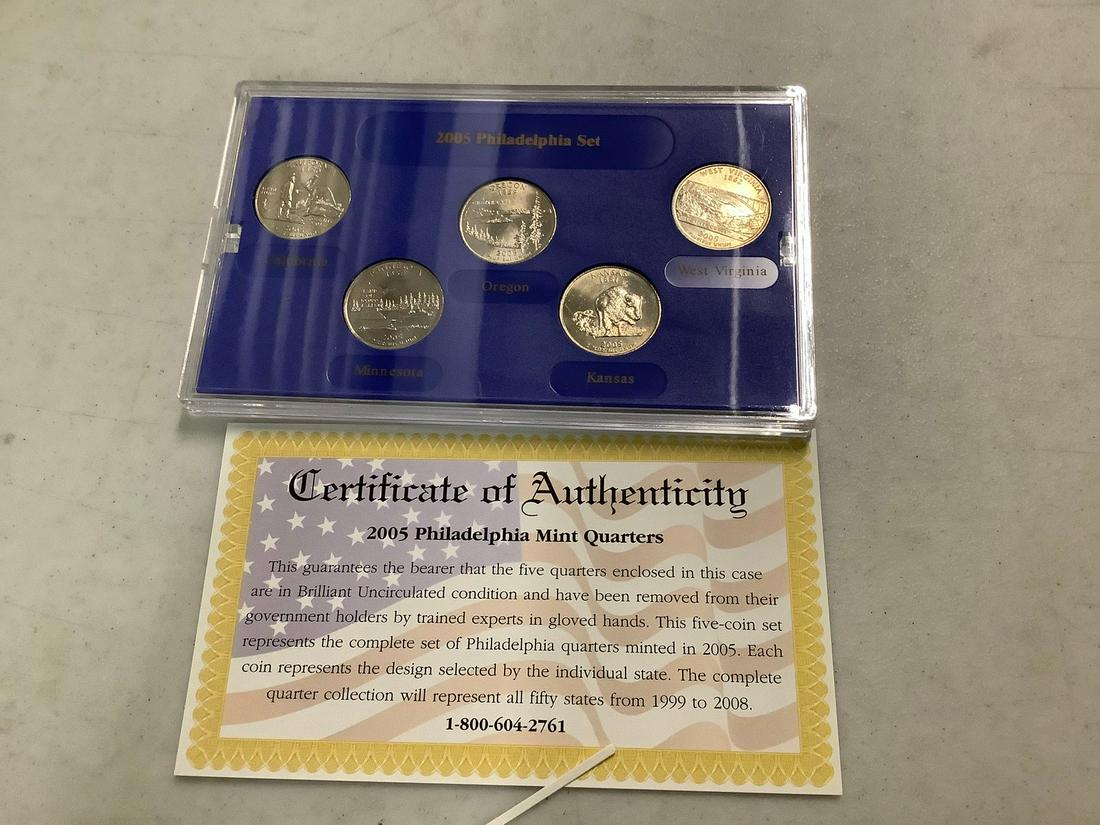 2005 Philadelphia Mint edition state quarter collection (1 of 1)