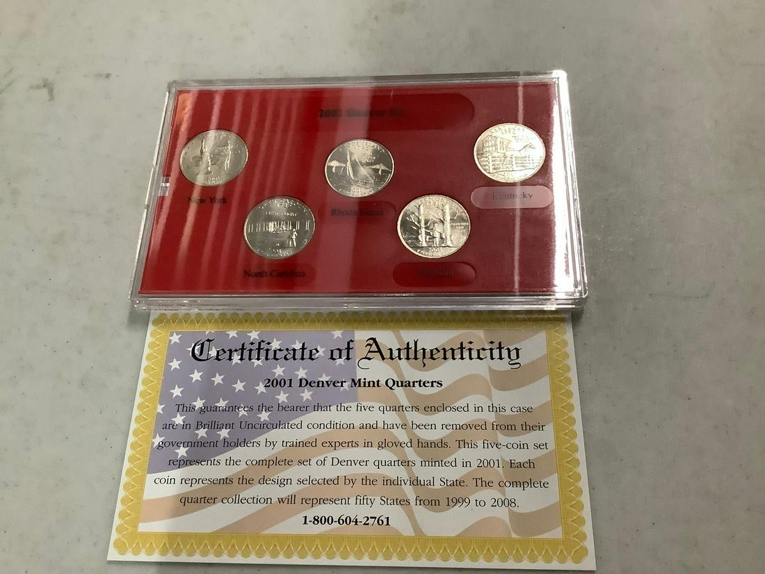 2001 Denver Mint Edition State Quarter Collection (1 of 1)