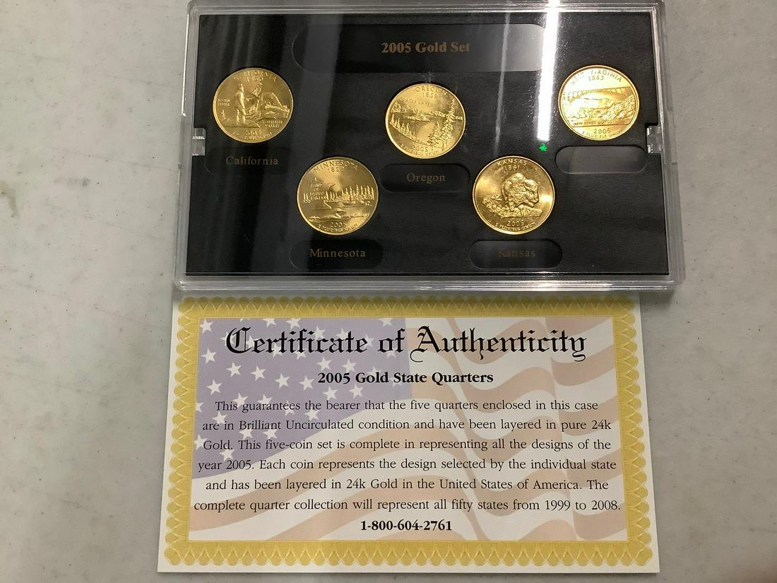 2005 Gold Edition State Quarter Collection (1 of 1)