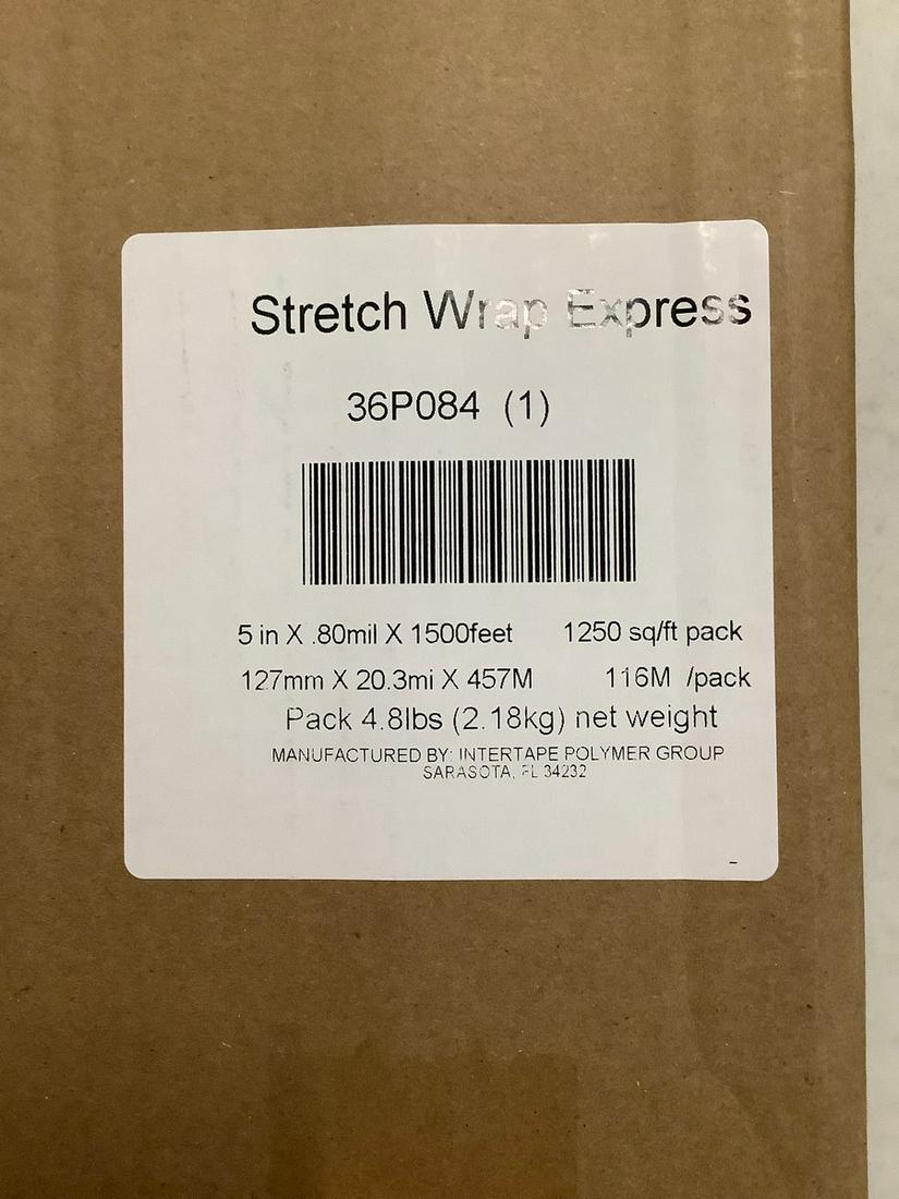 Stretch Wrap Express 1250 sq/ft pack: Stretch Wrap Express 1250 sq/ft pack