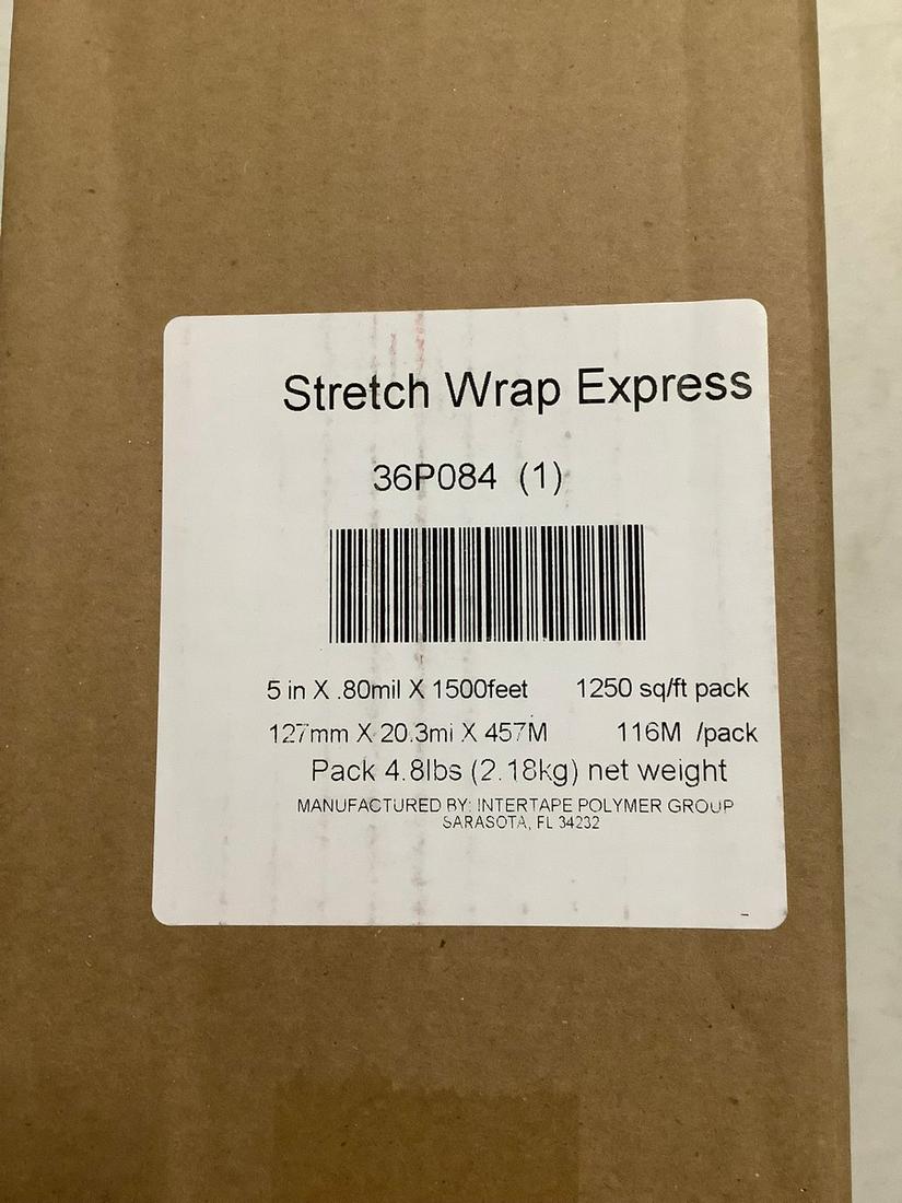Stretch Wrap Express 1250 sq/ft pack: Stretch Wrap Express 1250 sq/ft pack
