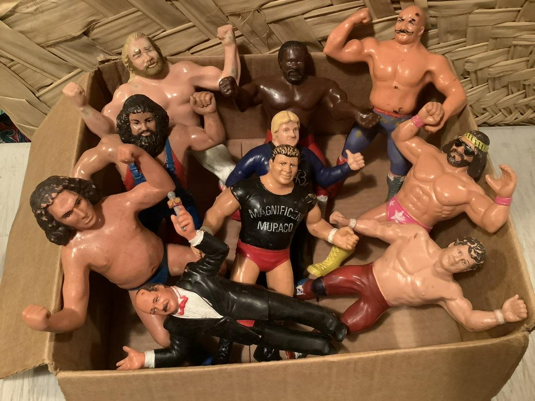 Lot of 1980s Wrestling Figures: Lot of 1980s Wrestling Figures