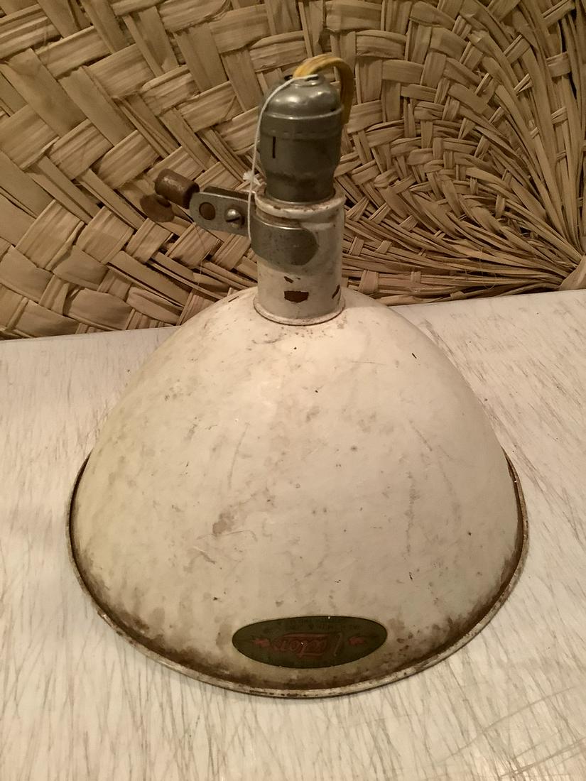 Victor Phonograph Industrial Light 11"x11": Victor Phonograph Industrial Light 11"x11"