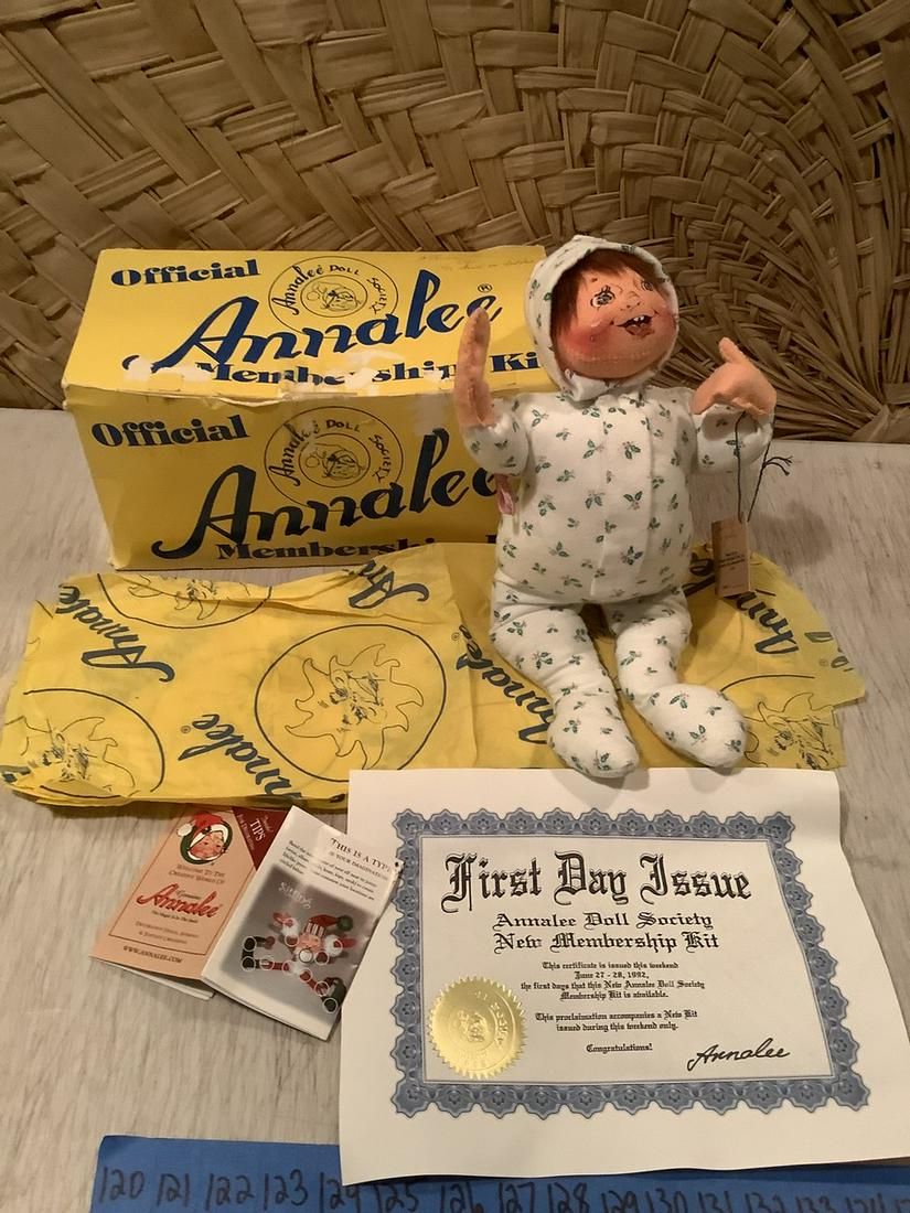 Annalee Doll with tags and Membership Certificate (1 of 1)