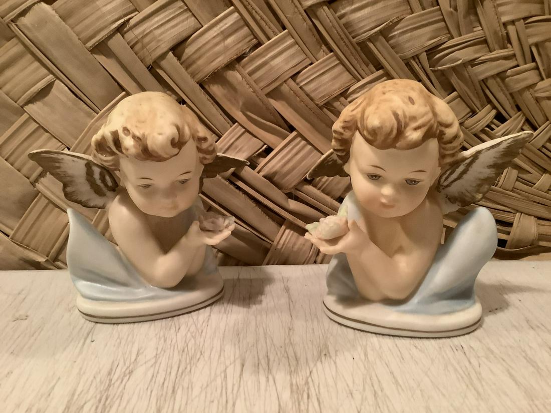 Pair of Lego Japan Angels 5" tall: Pair of Lego Japan Angels 5" tall