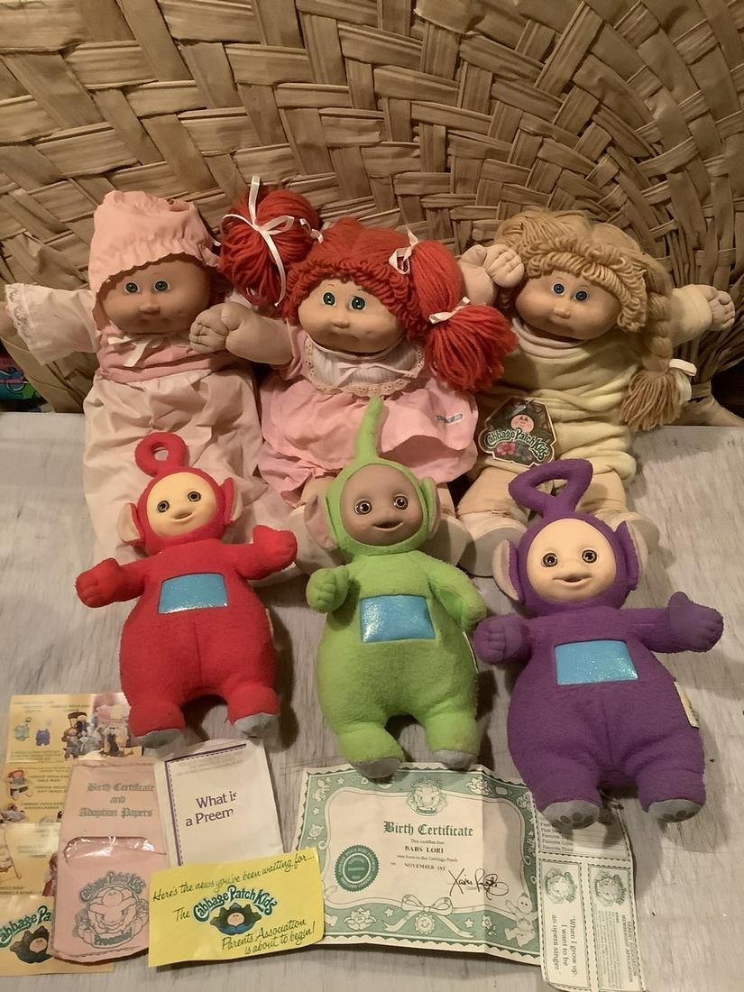 Cabbage Patch Kids and Teletubbies: Cabbage Patch Kids and Teletubbies