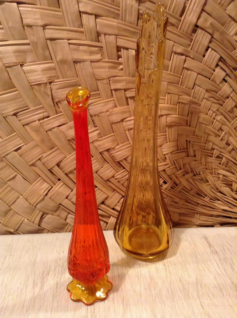 Two Vintage Vases tallest 15.5" (1 of 1)