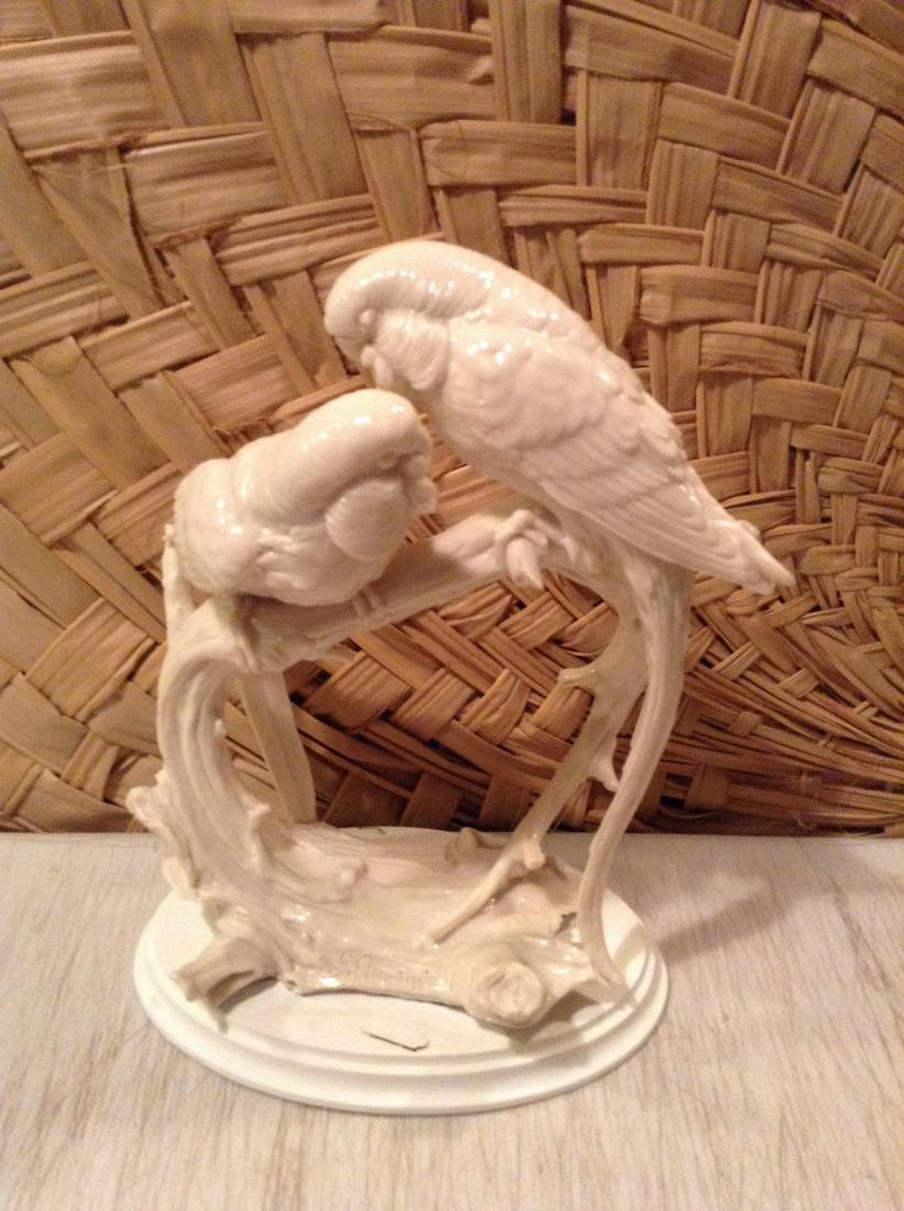 Parakeet Statue 10.5" tall (1 of 1)