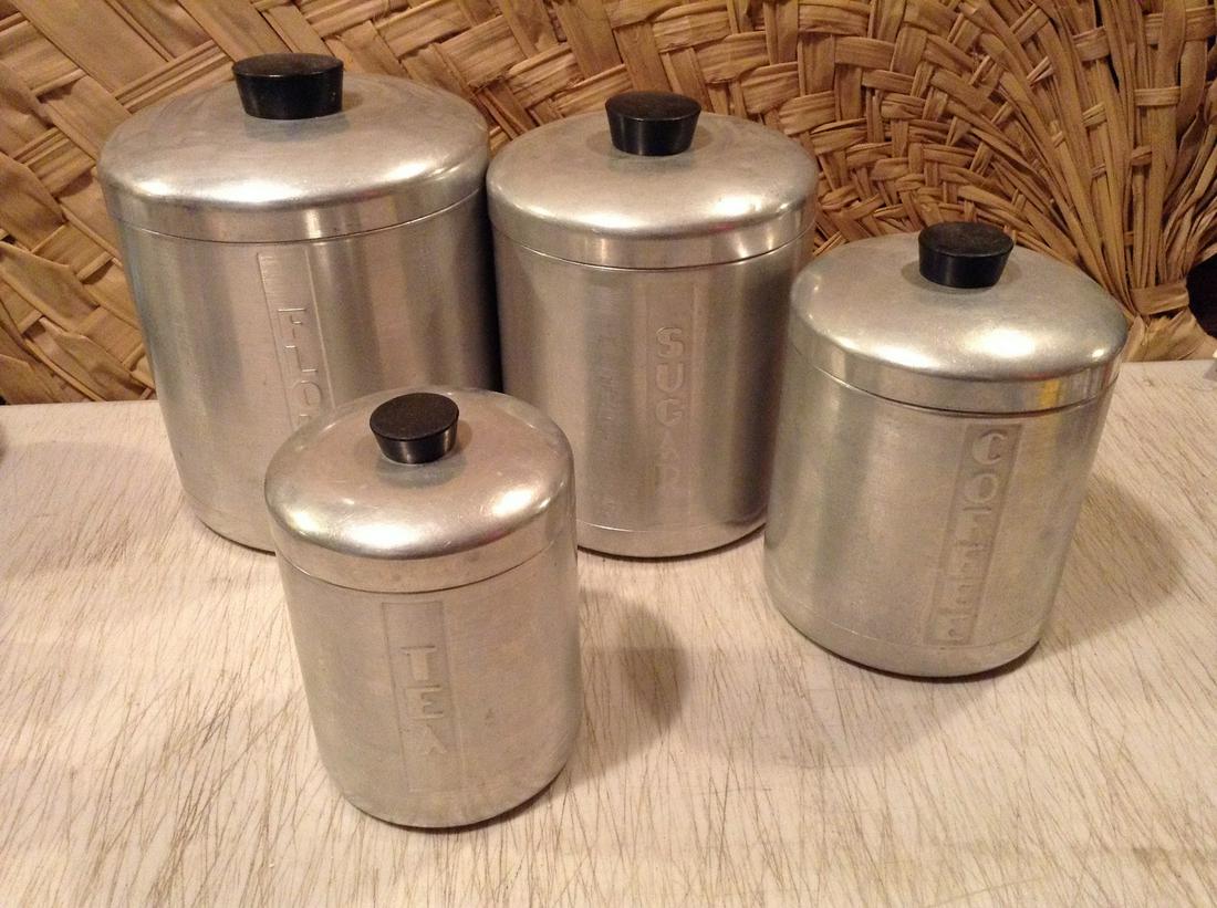 Four Piece Aluminum Nesting Canister Set (1 of 1)