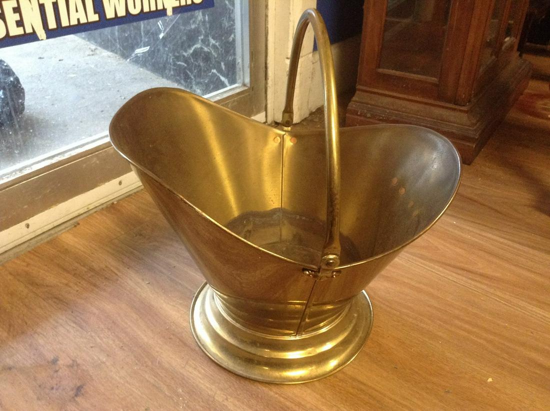Brass Ash Bucket 16in tall: Brass Ash Bucket 16in tall