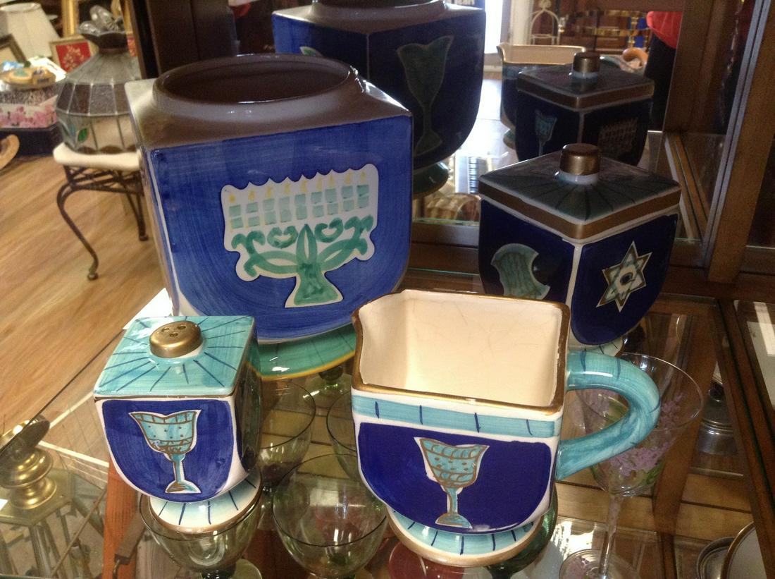 Lot of Jewish Servingware (1 of 1)