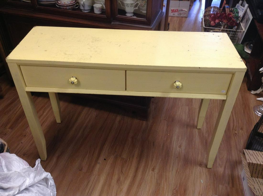 Painted wood Sidetable 44"x30.5"x15": Painted wood Sidetable 44"x30.5"x15"