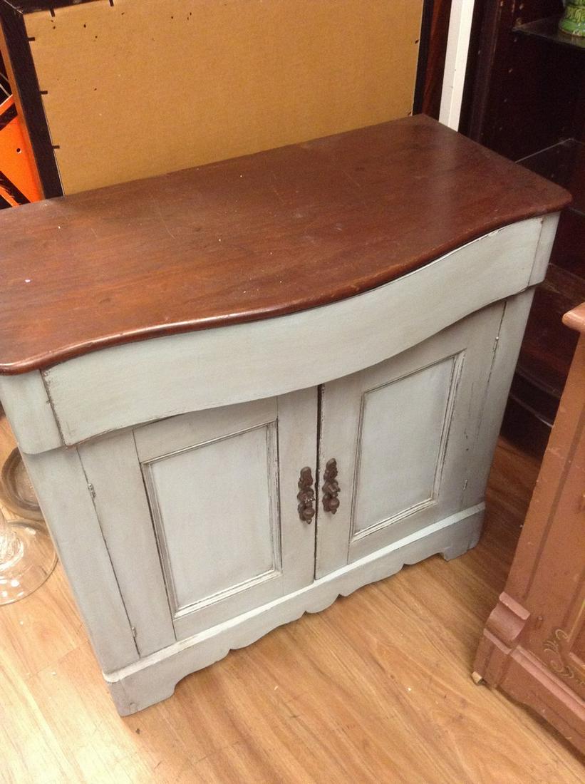 Painted Wood Cabinet 29"x29"x14": Painted Wood Cabinet 29"x29"x14"