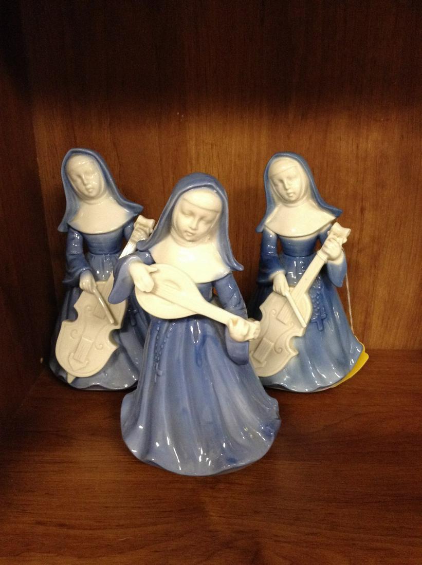 Three Musical Nuns Made in Japan 7" tall: Three Musical Nuns Made in Japan 7" tall