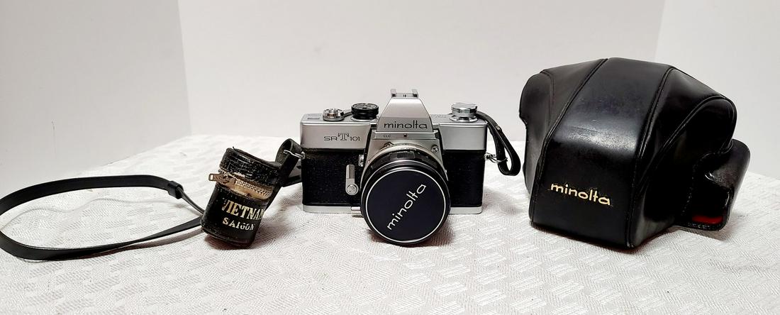 Vintage Minolta Camera & Case (1 of 1)