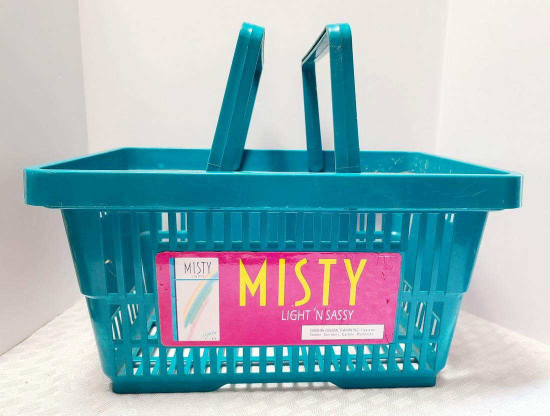 1980s Misty Cigarettes Shopping Basket (1 of 1)