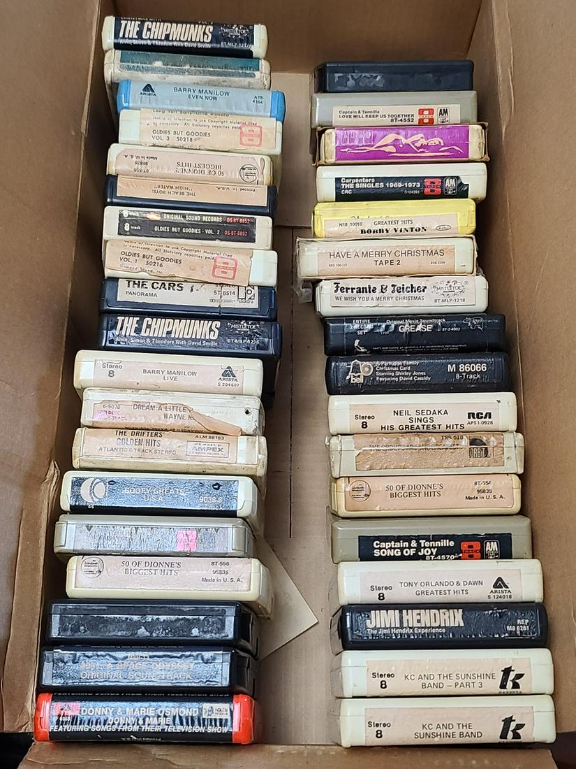 Large Selection of 8 Track Tapes (1 of 1)