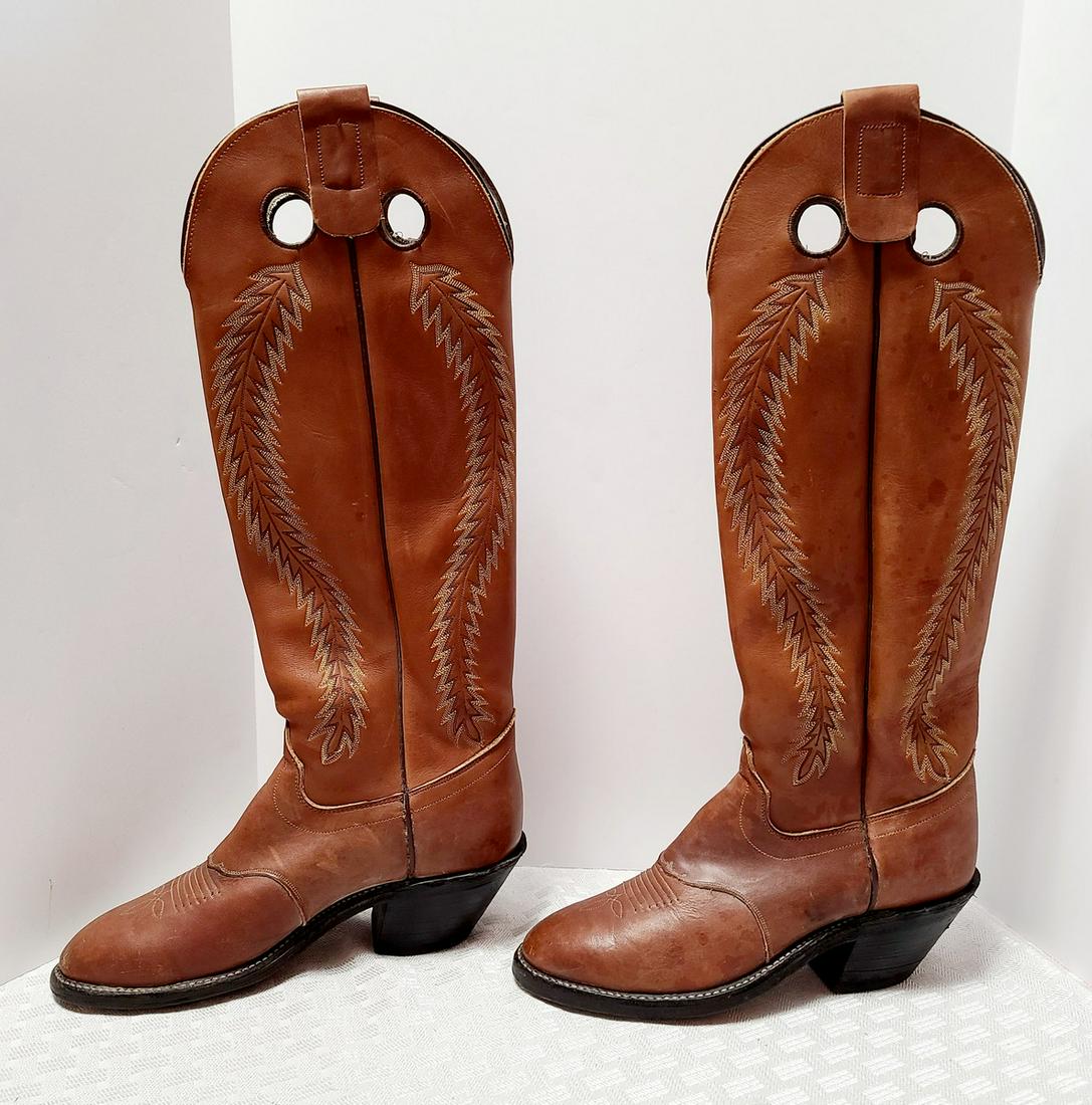 Olathe Bucaneer Heeled Men's Cowboy Boots 8.5 (1 of 1)