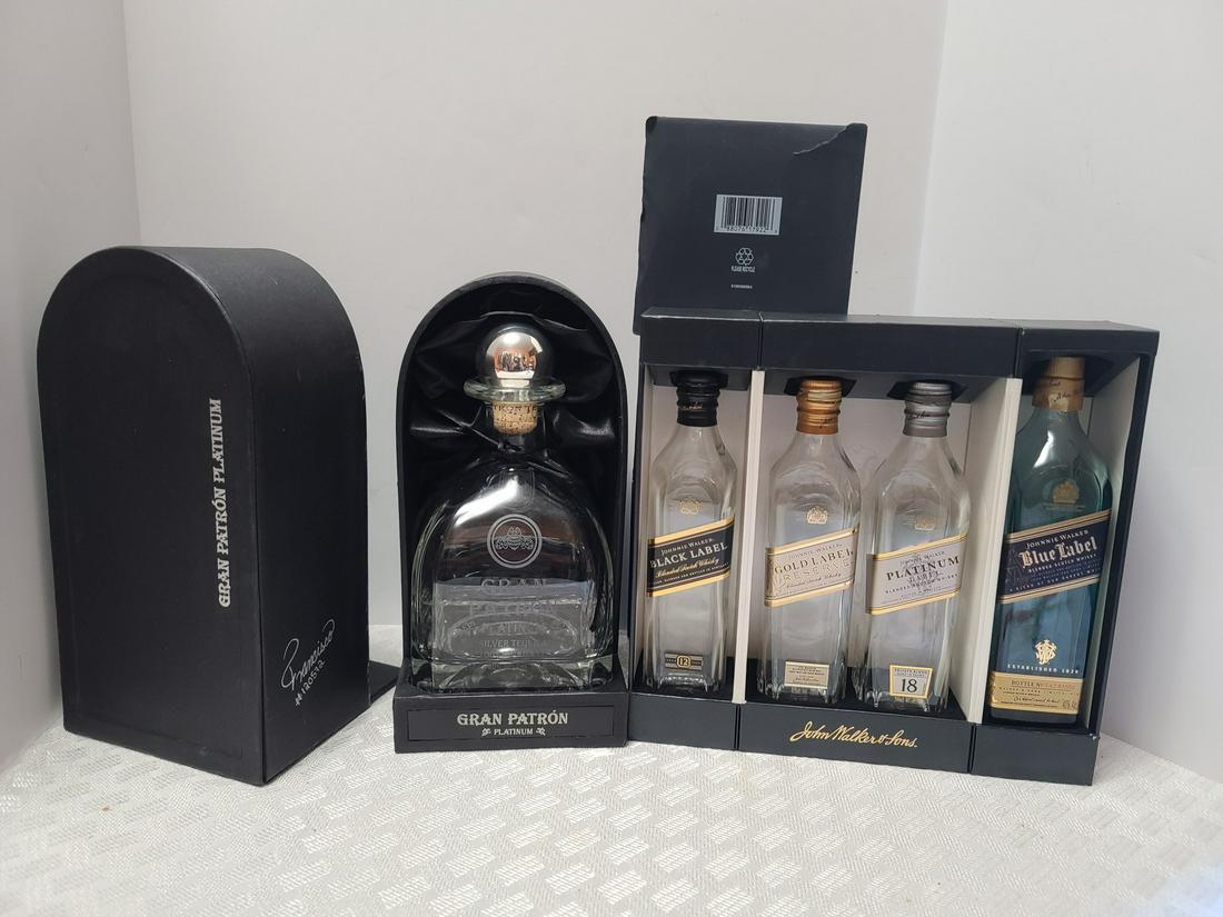 Gran Patron & Johnny Walker Packaging Empty (1 of 1)