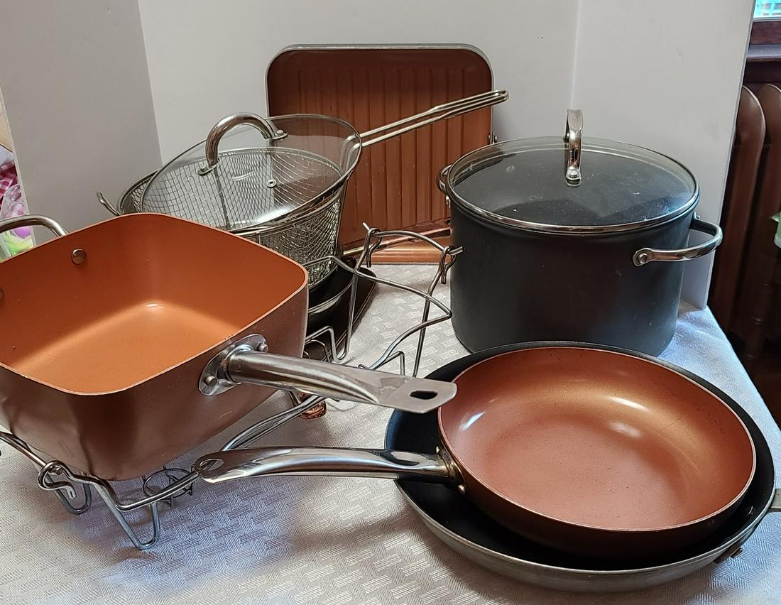 Pots & Pans Incl Copper Chef (1 of 1)